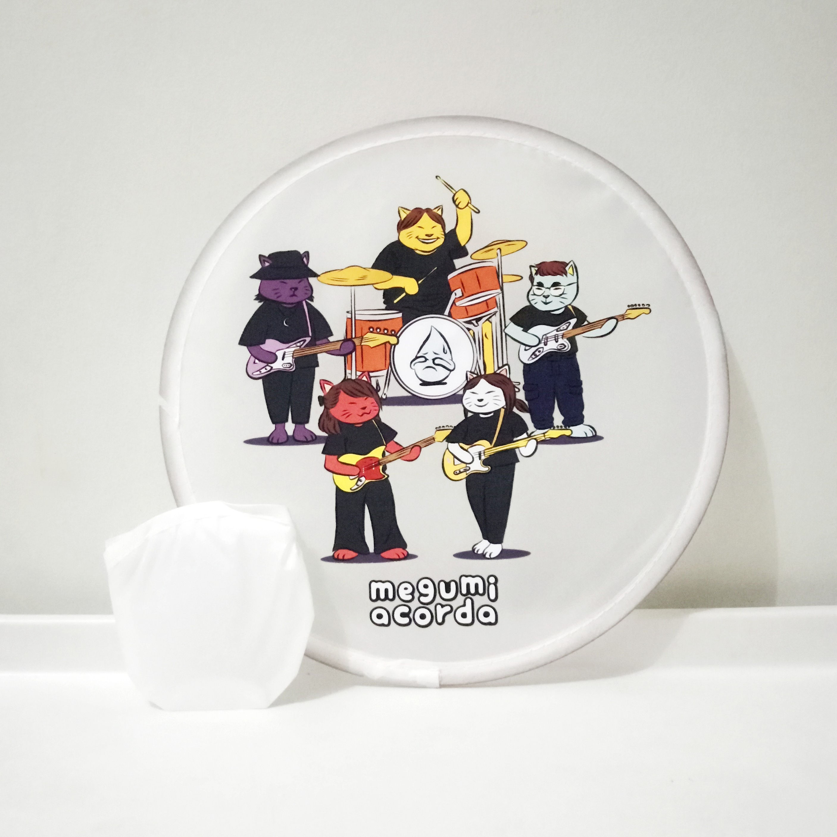 Foldable Fan - 10" (White)