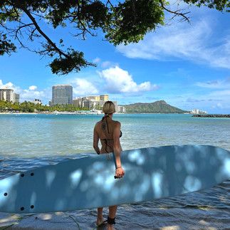Surfen auf Hawaii 