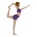 dancer's pose - yoga