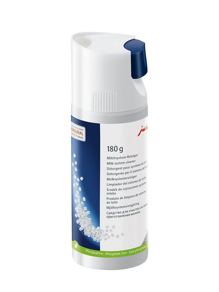 JURA Milk System Cleaner Mini-Tabs, 180g dispenser