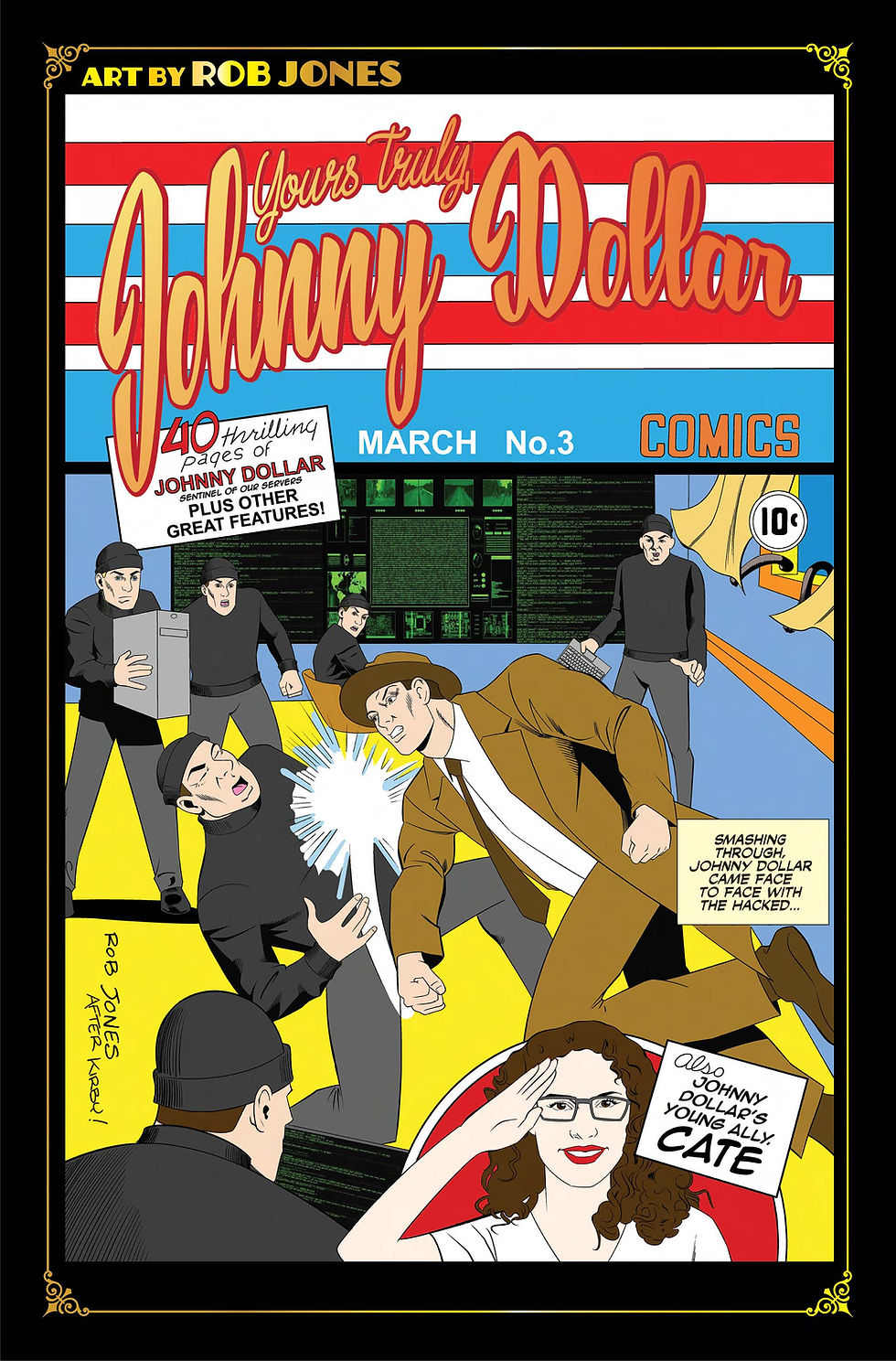 Thumbnail: (Print) Yours Truly, Johnny Dollar #3 - Shawn Decker Cover