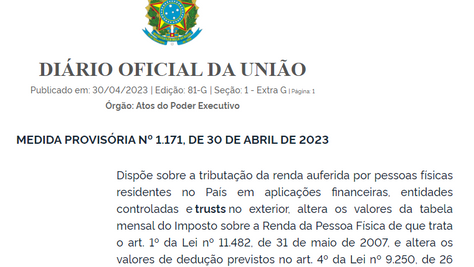 Entenda a nova tributação de investimentos no exterior, offshore e trusts.