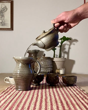 Wood Fired Teaware made by Jesse Warech