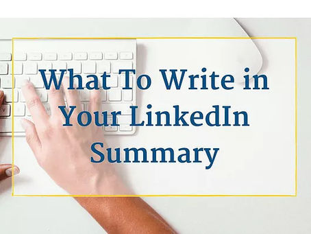 What Should My LinkedIn Summary Look Like?