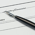 health certificate paper with signature
