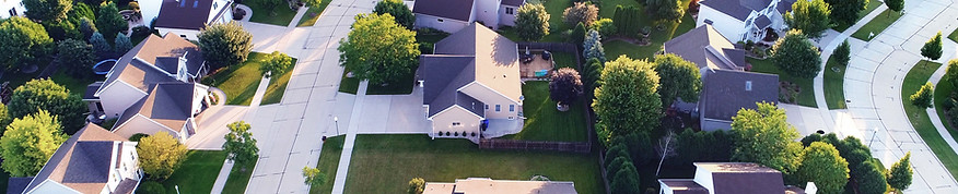 Aerial View of a Suburb