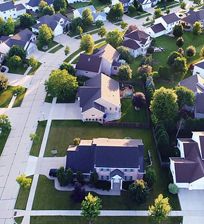 Aerial View of a Suburb