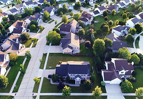 Aerial View of a Suburb