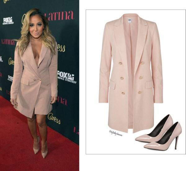 Get the Look: Adrienne Bailon Blushing Pink