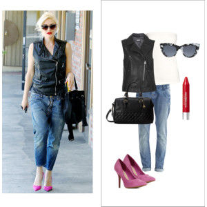Celebrity Style: Gwen Steffani Boyfriend Denim