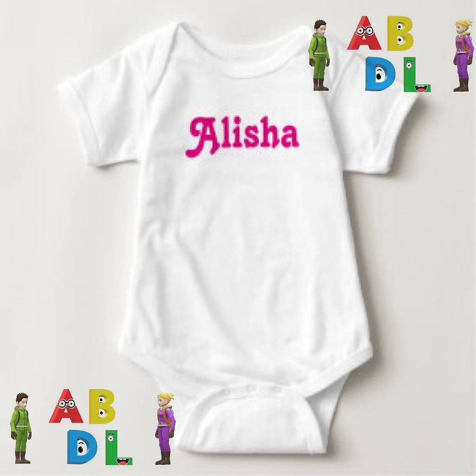 Miniature : ABDL "CUSTOM NAMES" ONESIES
