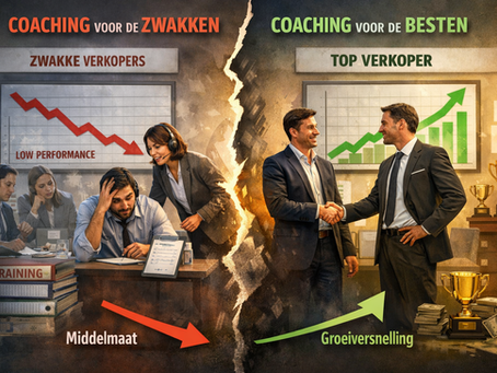 Waarom je beste verkopers géén coaching krijgen...
