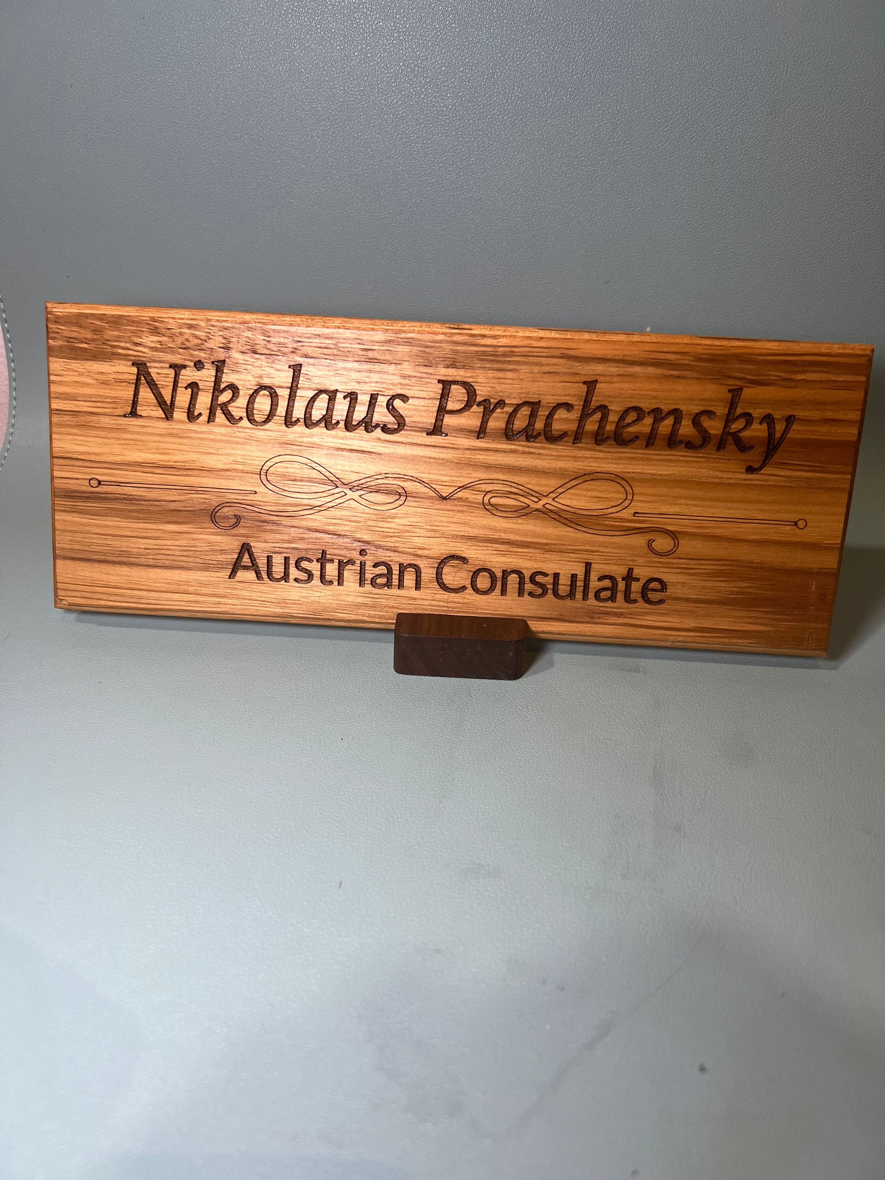 Desk Name Plague