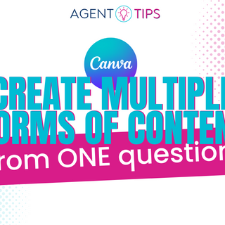 Canva Tip - Creating Multiple forms of Content from one question
