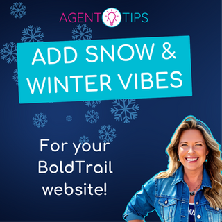 Adding Snow effect to your BoldTrail Website Homepage