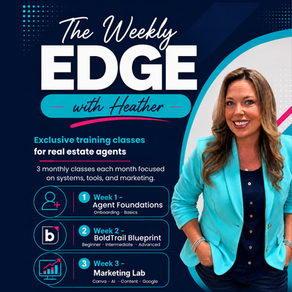 The Weekly Edge Classes begin in September!