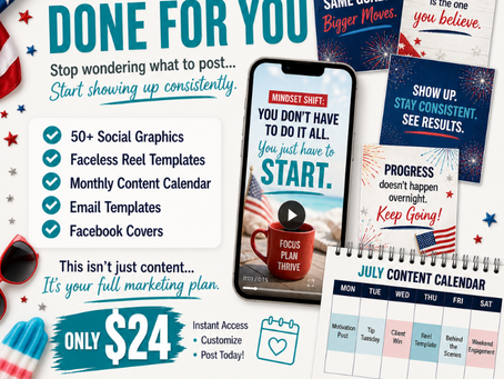 Social Media Content Ideas for July