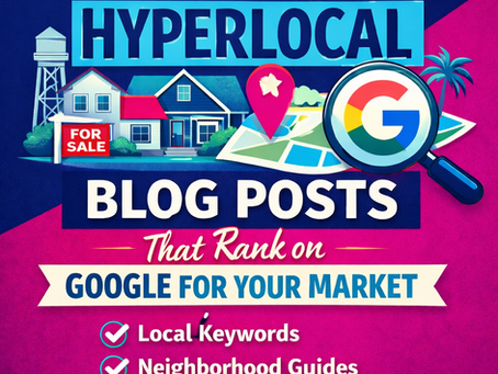 How to Write Hyperlocal Blog Posts That Rank on Google for Your Market