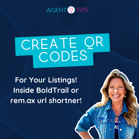 Creating a QR code for your listings Inside MAXTECH Powered by BoldTrail!