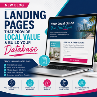 Real Estate Landing Pages That Actually Build Trust, Value & Your Database