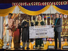 UKM gifts colorful donation to Suriana Welfare Society Malaysia in light of Rang de Rangoli '25