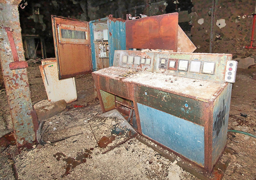 Verlassene Papierfabrik