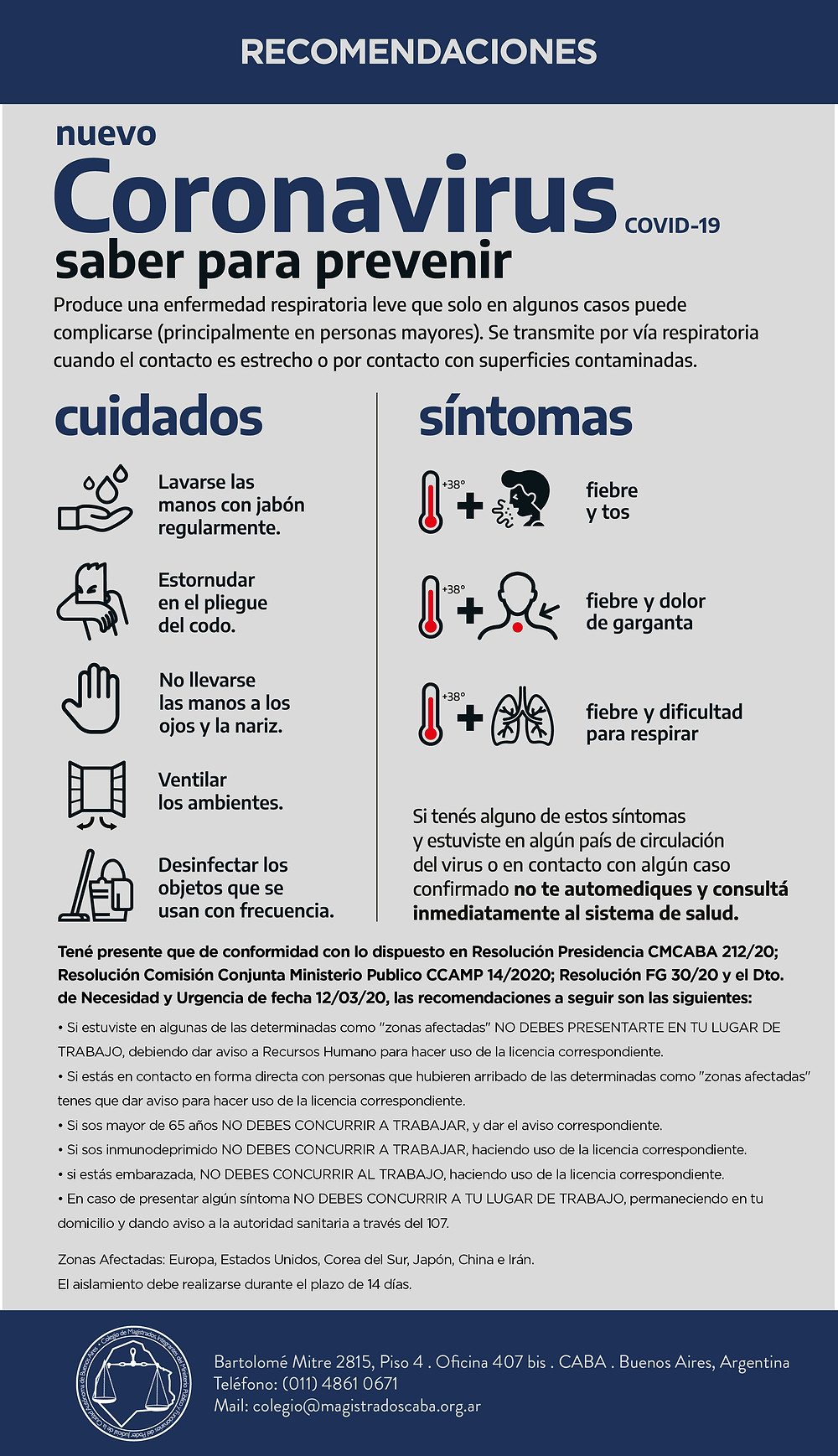 Coronavirus, saber para prevenir