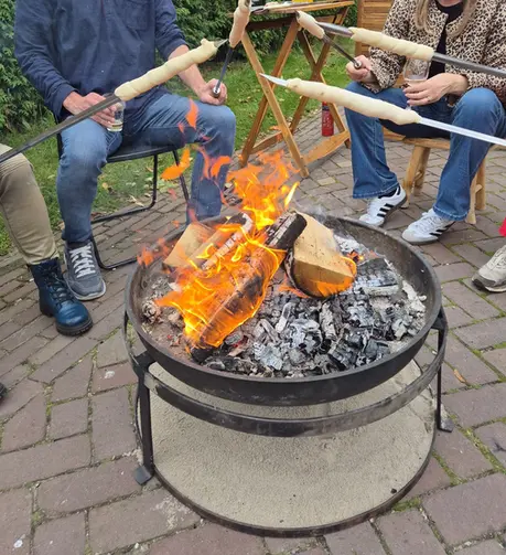 Brood bakken o p open vuur
