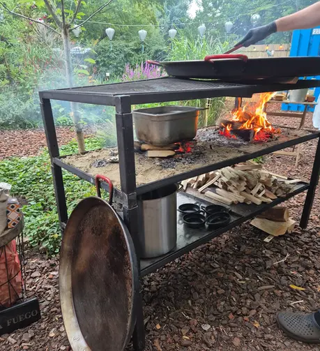 BBQ catering op open vuur