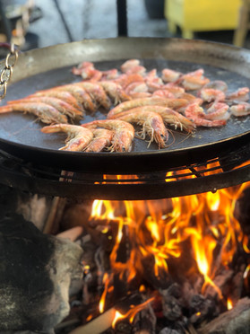 Paella op open vuur