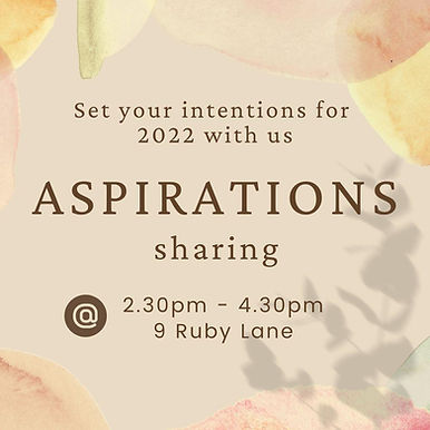 SBMY Presents : New Year Aspirations Making