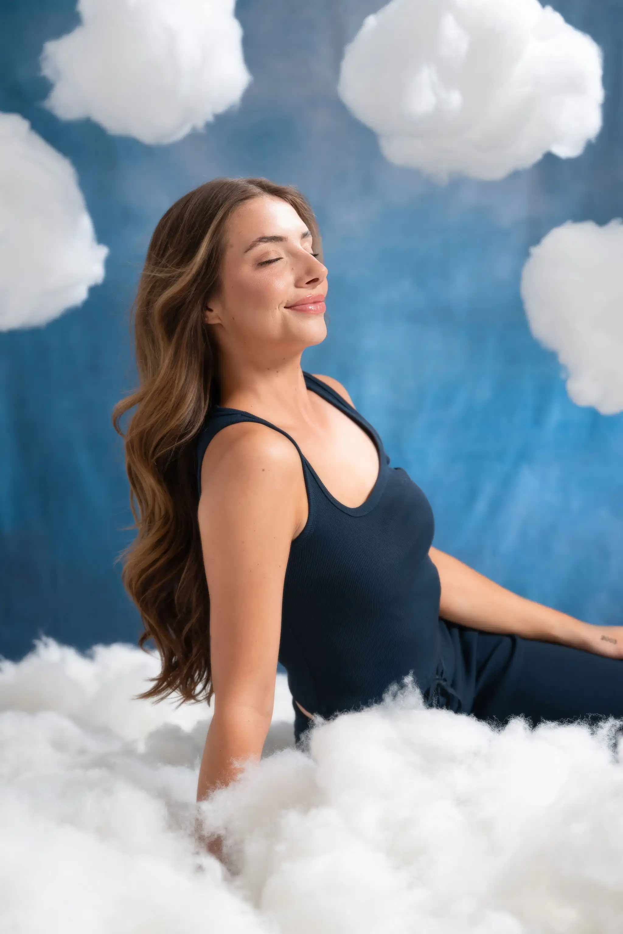 Styled campaign cloud set scene