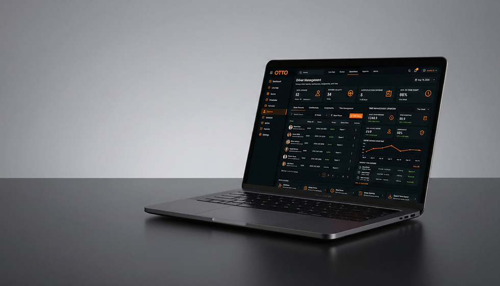Driver Management Dashboard Screenshot