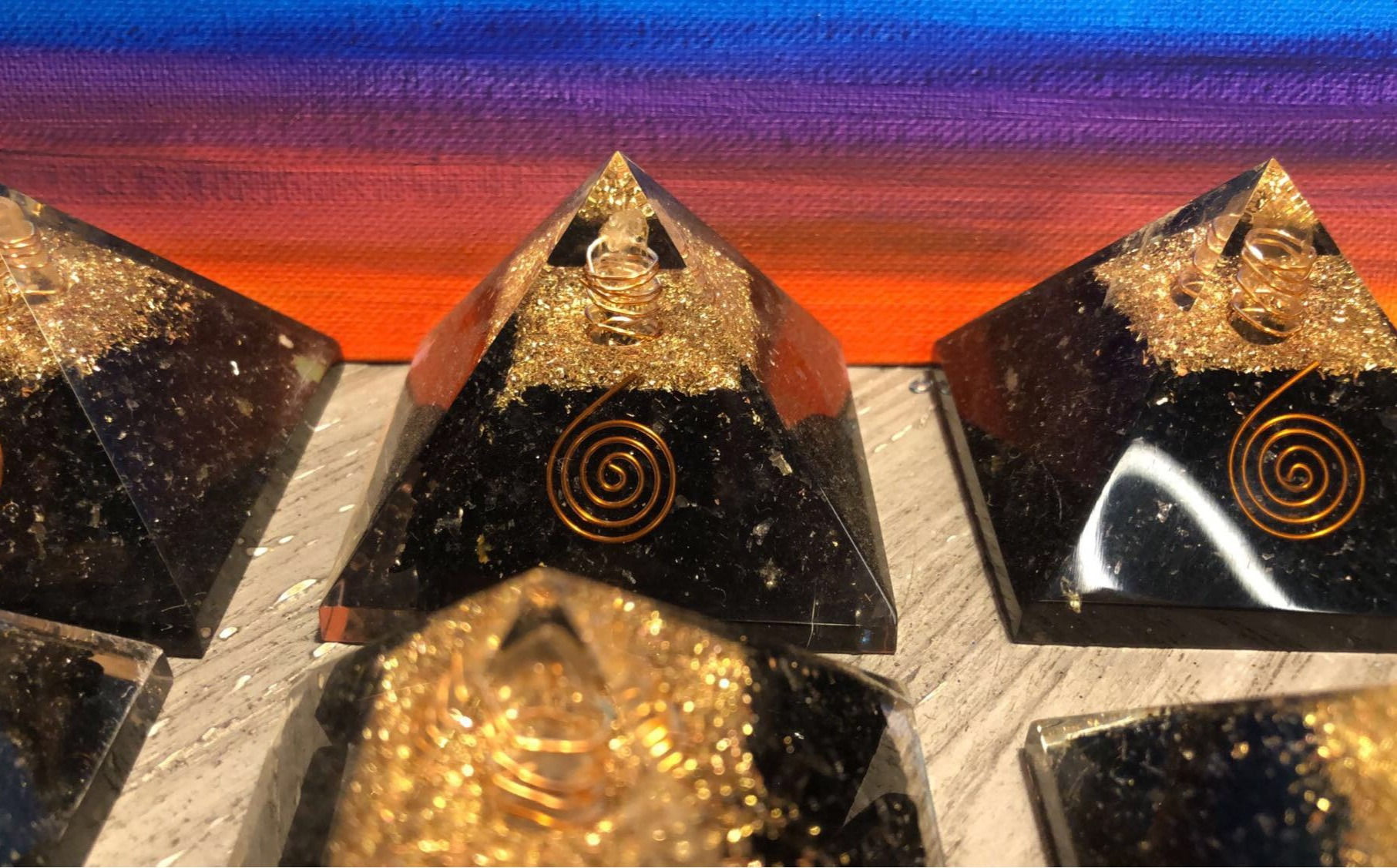 Tourmaline Orgonite Pyramid (1)