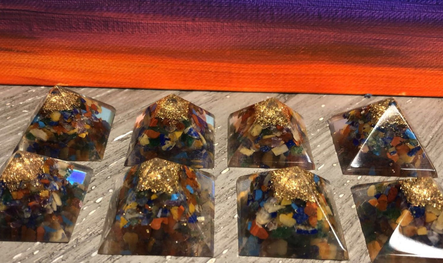 Mini Orgonite Pyramid (1)