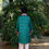 Thumbnail: Ikkat Green Kimono