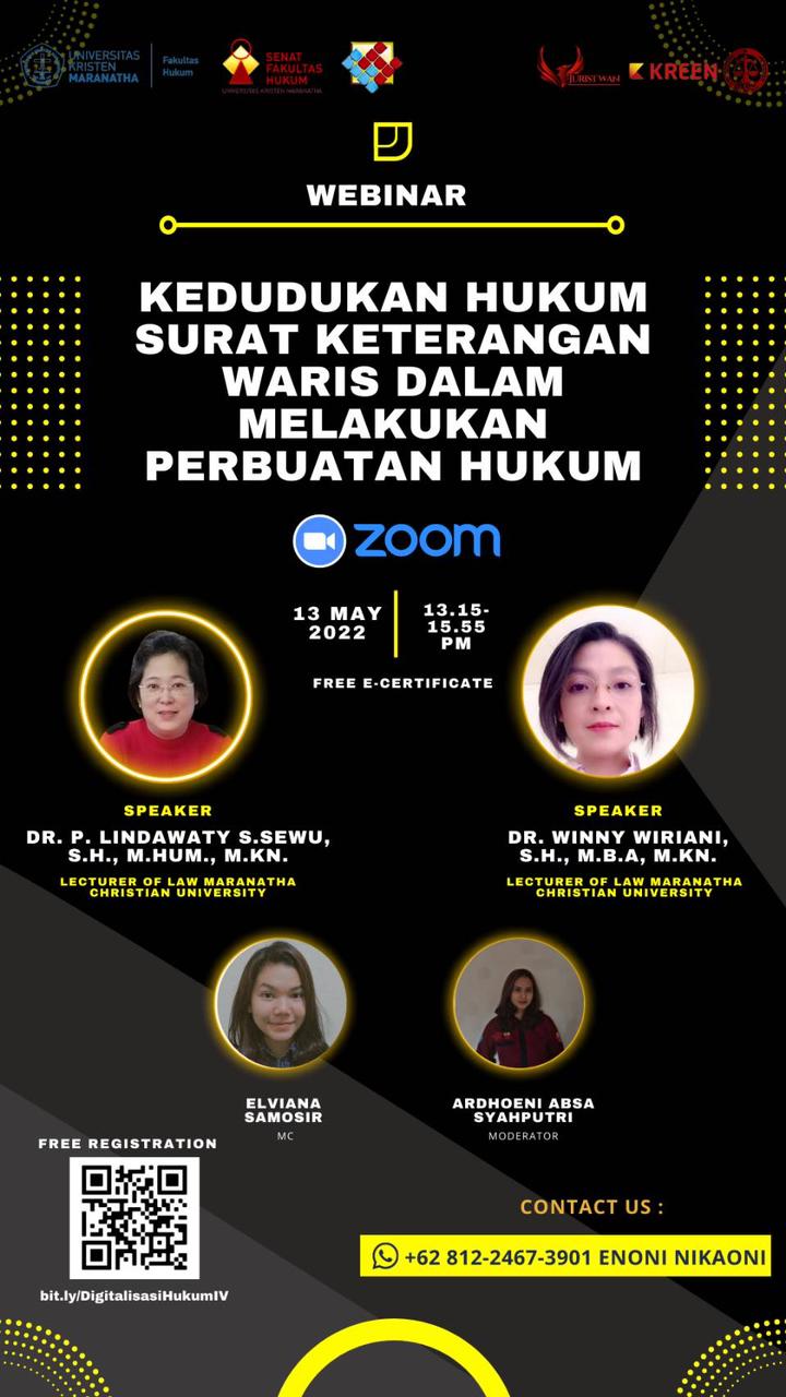 Kedudukan Hukum Surat Keterangan Waris Dalam Melakukan Perbuatan Hukum