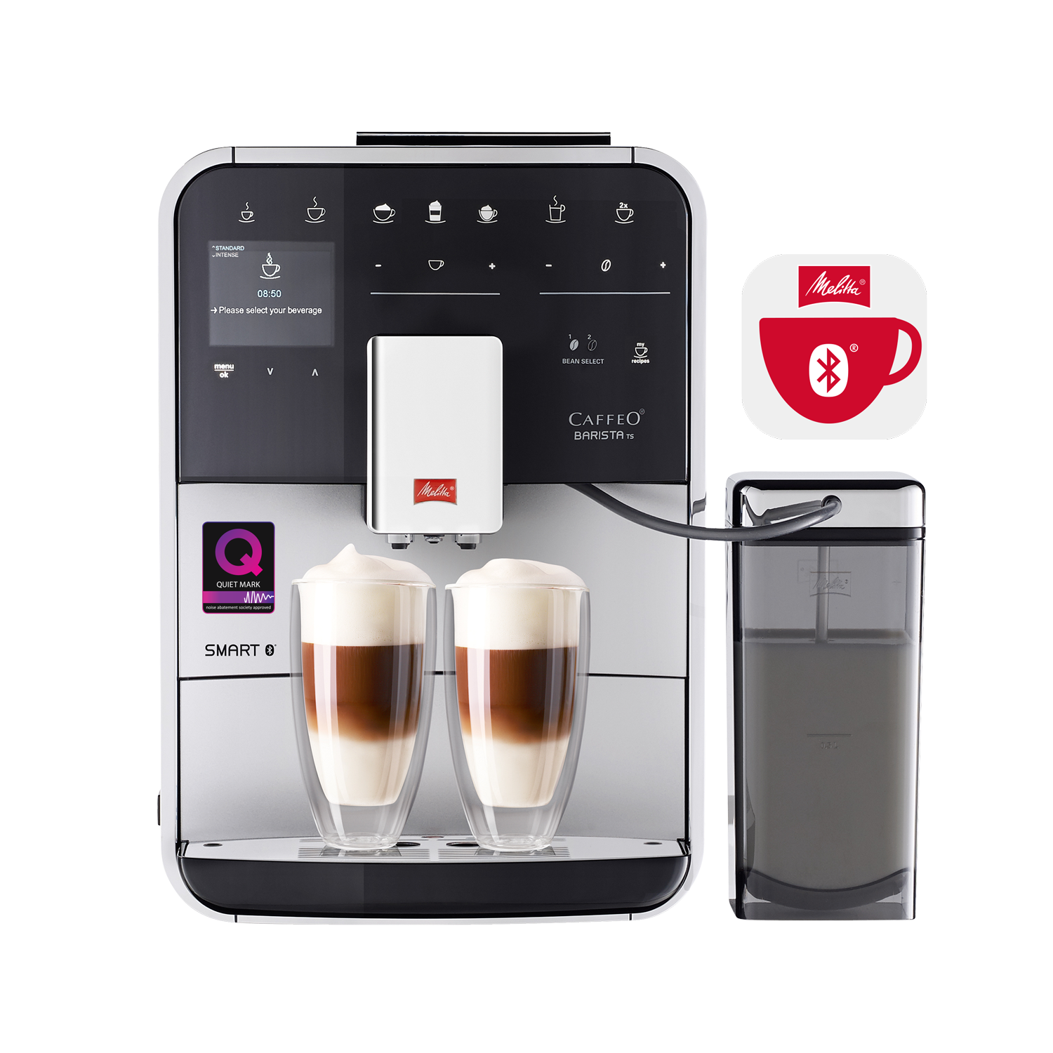 Melitta Barista TS Smart Fully Automatic Coffee Machine Stainless Steel