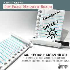 air dry Clay Craft Camp Singapore art workshop mini board