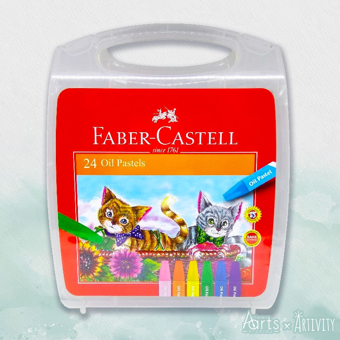 Faber-Castell 24 Hexagonal Oil Pastels