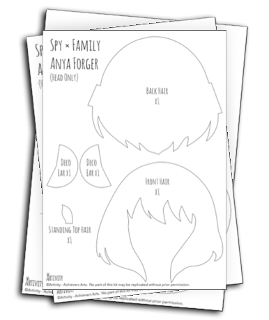 Thumbnail: Crafty Byte:  Anya Forger Felt Plush Doll