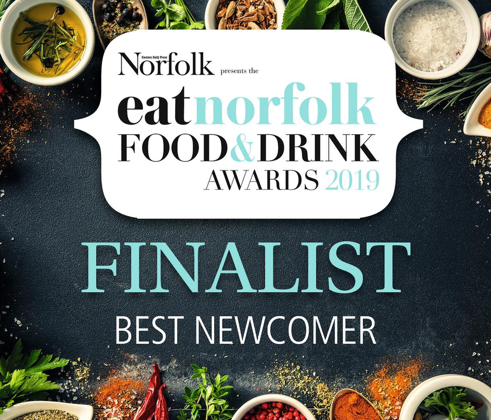 FINALIST IN NORFOLK FOOD AND DRINK AWARDS