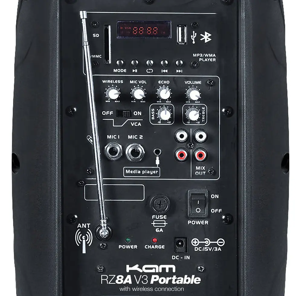 Thumbnail: KAM RZ8A V3 Portable PA System
