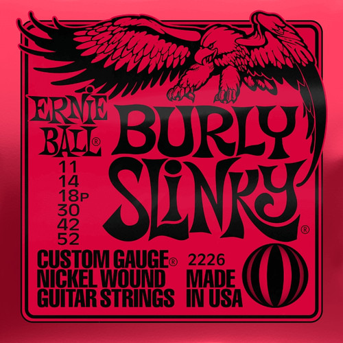 Ernie Ball Burly Slinky 11 52 Electric Guitar Strings Stourbridge