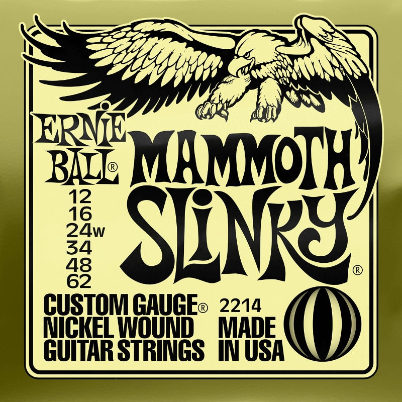 Ernie Ball Mammoth Slinky 12 - 62 Electric Guitar Strings