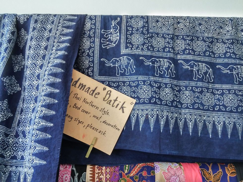 batik du nord de la Thaïlande