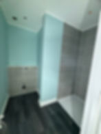 Bathroom painted by painters and decorators Edinburgh