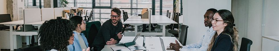 Cool Corporate Team Working in an Office