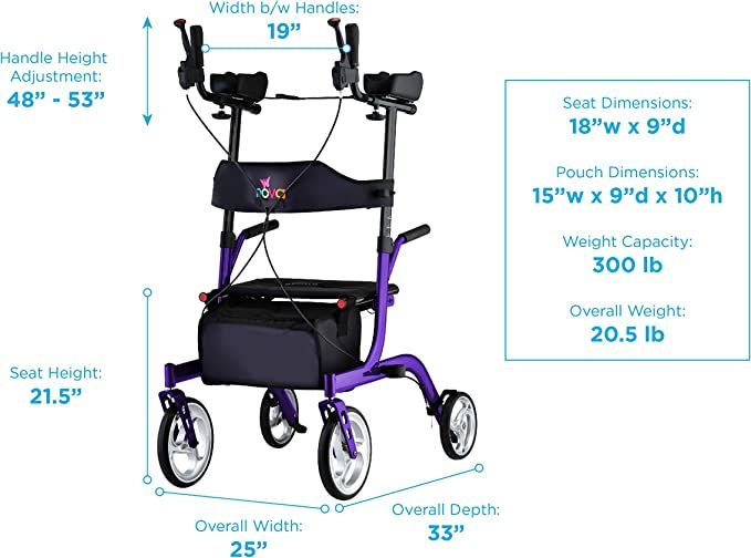 Thumbnail: Nova Phoenix Rise Up Rollator