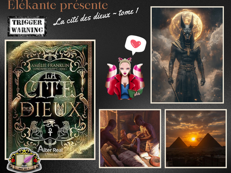 La cité des dieux ~ Tome 1 : La prêteresse d'Egypte écrit par Amélie Franklin